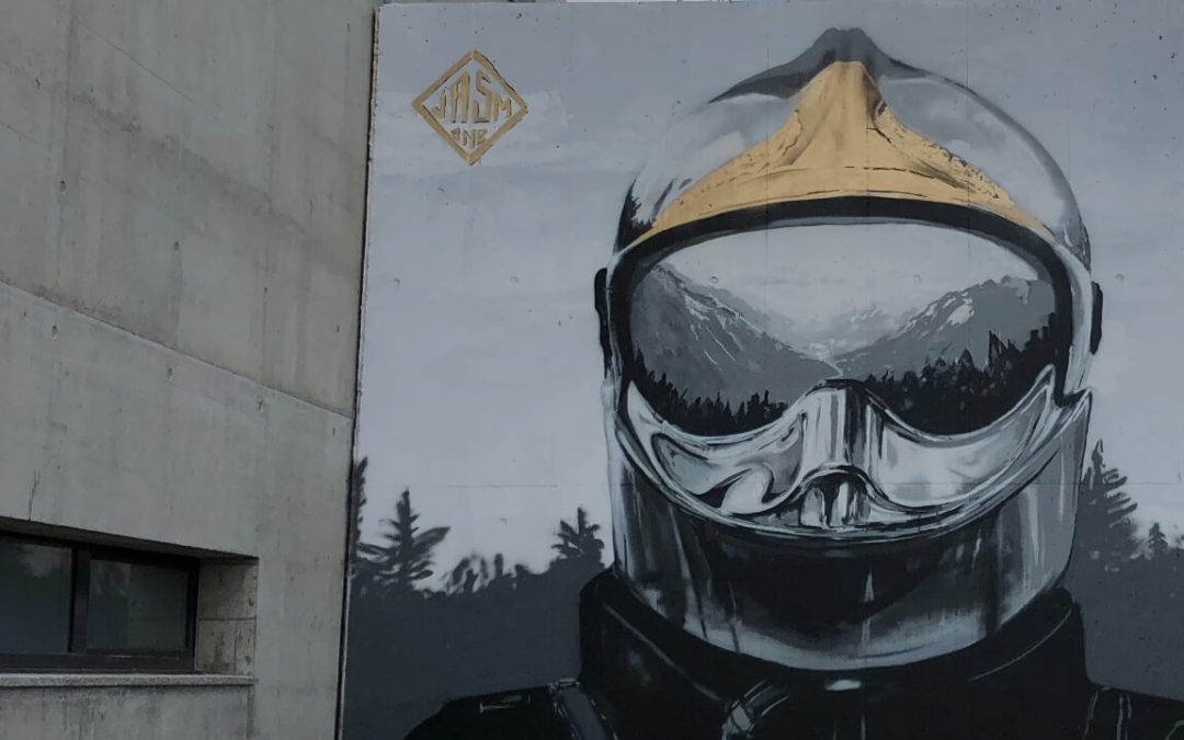 oeuvre Heroes à Crans-Montana par Jasm One