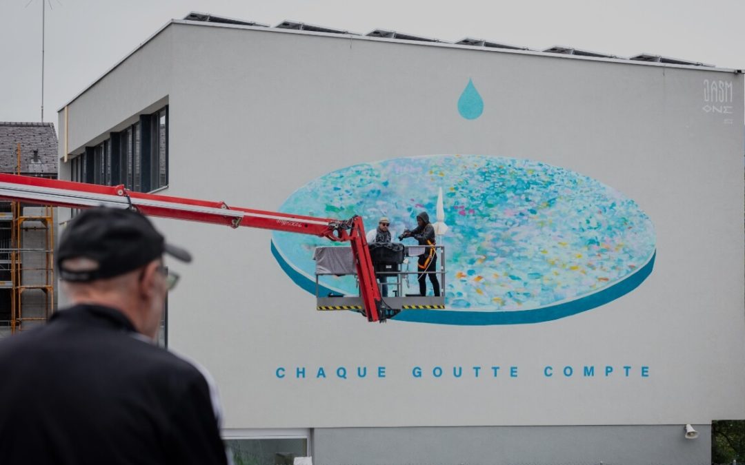 oeuvre Chaque goutte compte par Jasm One