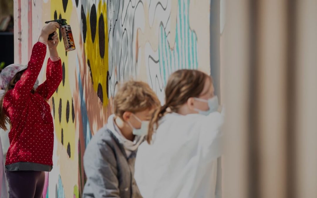fresque Enjeu, Aproz par l'artiste Jasm One